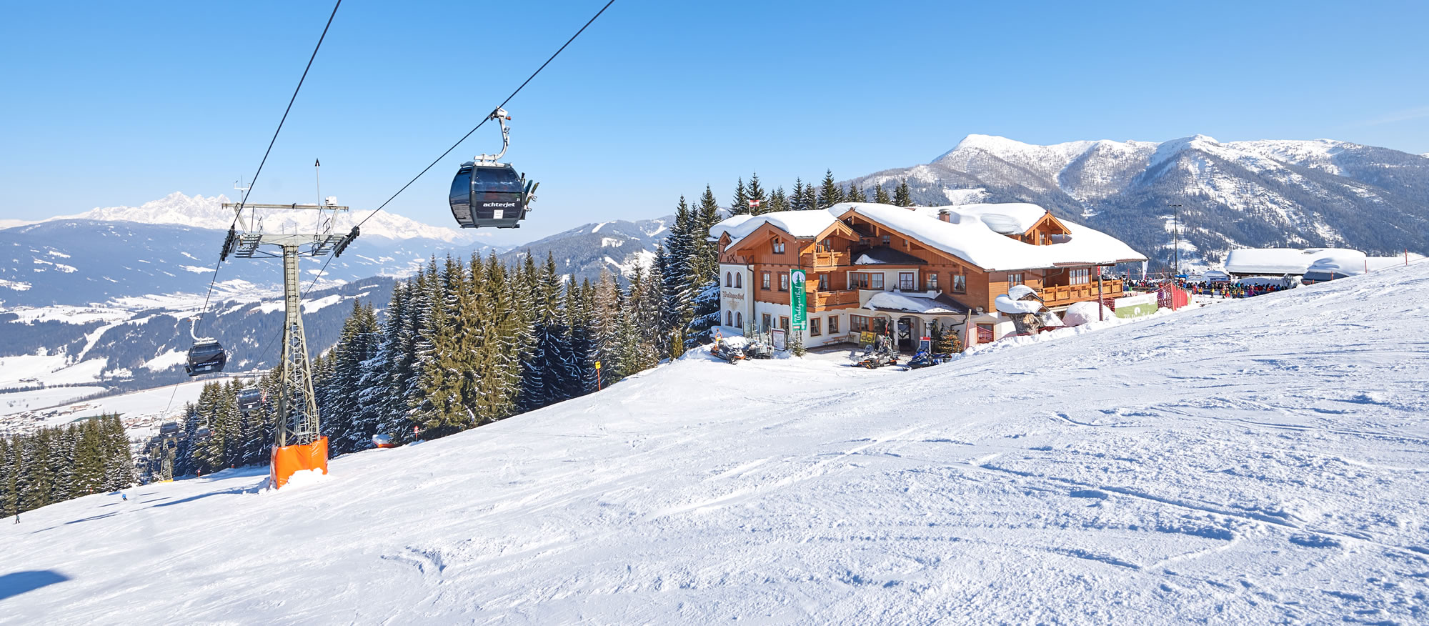 Skihotel Waldgasthof direkt an der Piste in Flachau, Ski amadé
