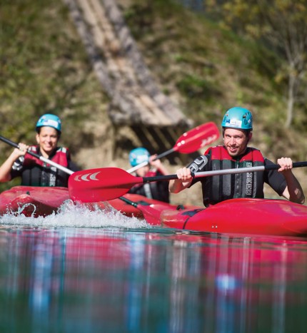 Kajak fahren &copy; Flachau Tourismus