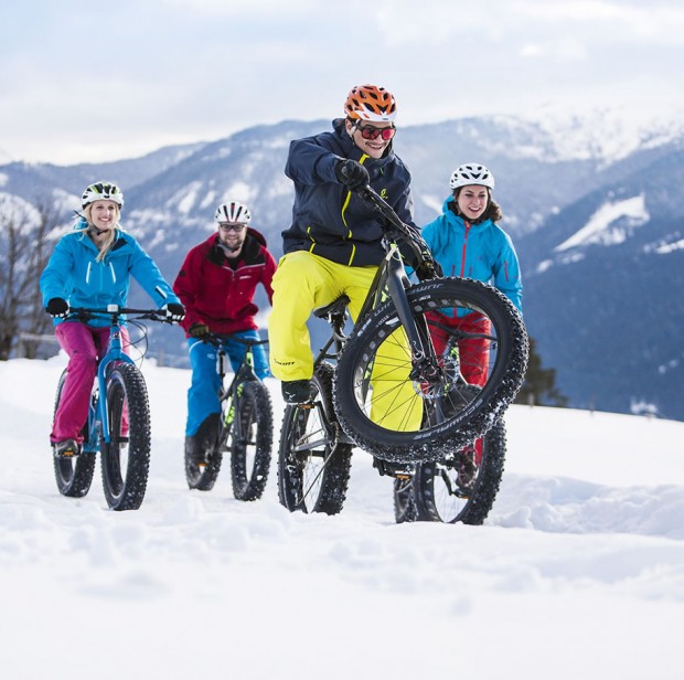Fatbike fahren © Flachau Tourismus