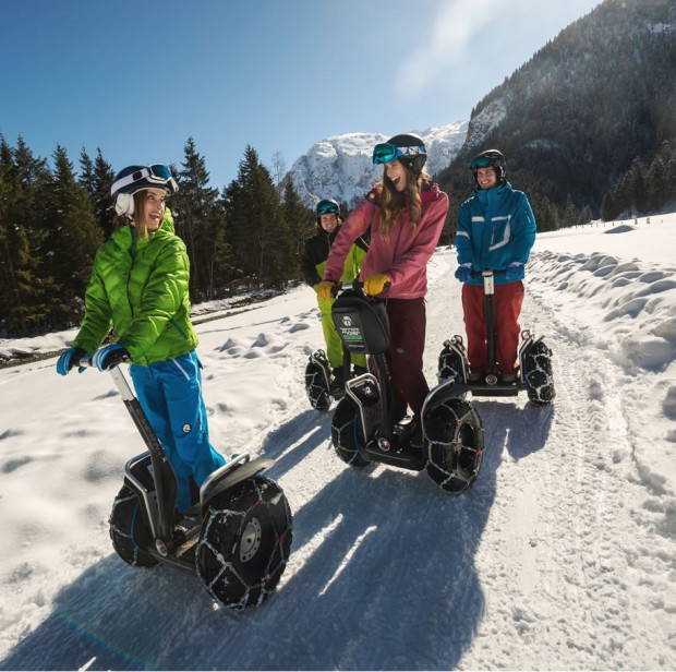Action beim Segway fahren © Flachau Tourismus